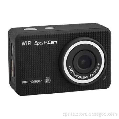 New WiFi Cameras, Full HD Sportscam, Private Tooling, 120 Degrees Wide Lens